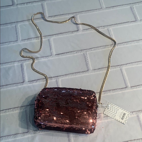 Deux Lux Sequin Crossbody Bag - Picture 1 of 12
